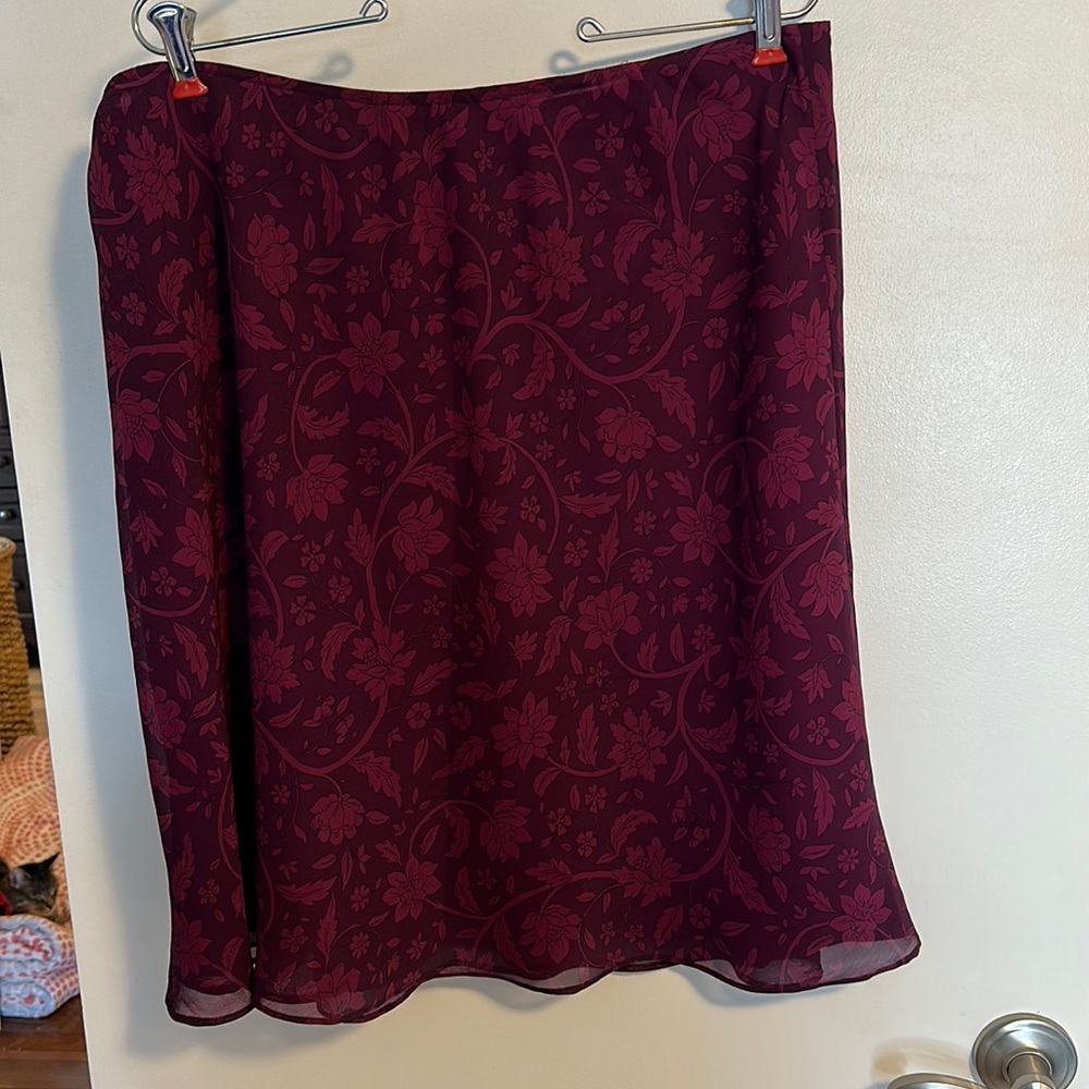 Two layer skirt